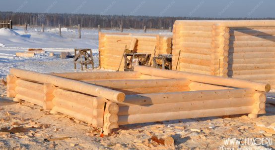 Рубка сруба 5*6 под баньку