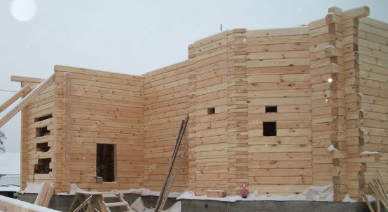 Дом и баня из профилированного бруса в Софьино