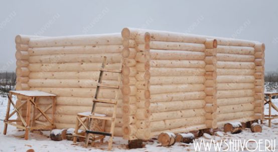 Первый сруб 2014 года!