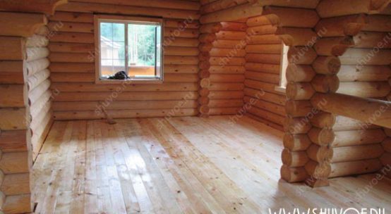 Внутренняя отделка рубленого дома 9х12