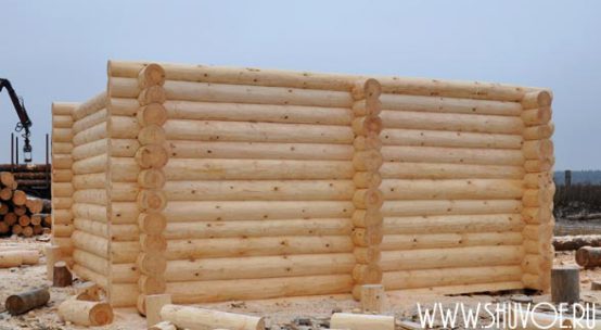 Сруб ручной рубки — баня 5х6