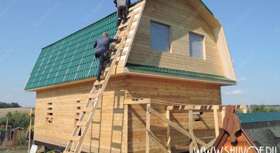 Дача 6х9 из бруса в Козлянино