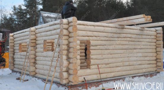 Строительство бани 9х9 в Костылево