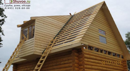 Сруб 7х9 под баню в Белиево