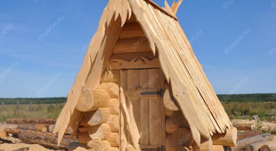 Рубленый туалет