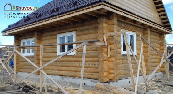 Шестистенок 7х9 с теплой верандой в Масягино + проект