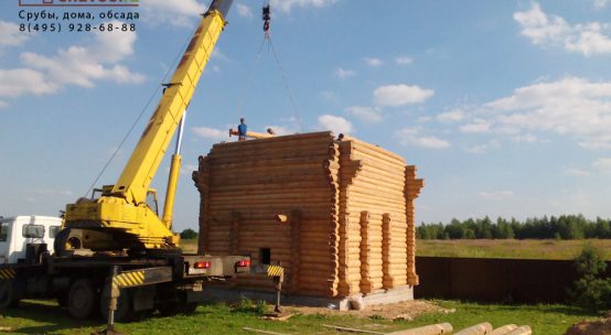 Сруб 6,5х6,5 в 2 этажа для дома — установлен в Рязанцах