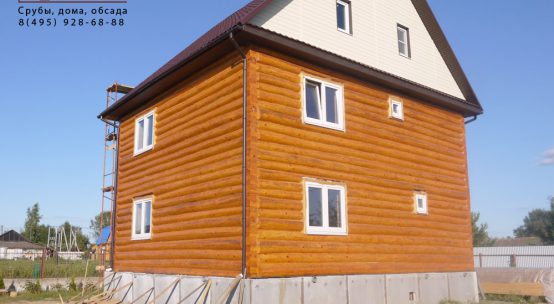 Отделка и покраска дома в Цибино