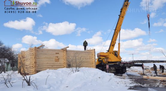 Баня 8х9,5 в Подрядниково