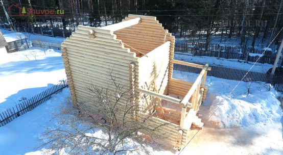 Дом по проекту СБ122 в деревне Михали