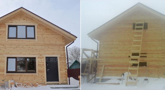 Остекление брусового дома под ключ в Коломне