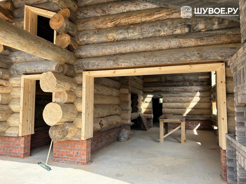 Оставляем усадочные зазоры при установке обсадных коробок.